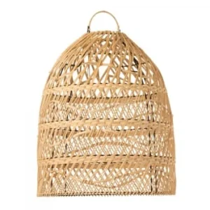 Meubles & Design Abat-jour Lanterne En Rotin Naturel Noir 13