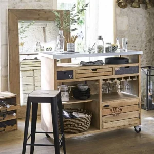 Maisons Du Monde Applique 4 Spots En Métal Doré Effet Vieilli Et Manguier 12