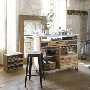 Maisons Du Monde Applique 4 Spots En Métal Doré Effet Vieilli Et Manguier 10