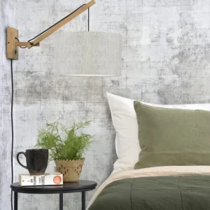 Good & Mojo Applique Bambou/lin Clair L50cm 12