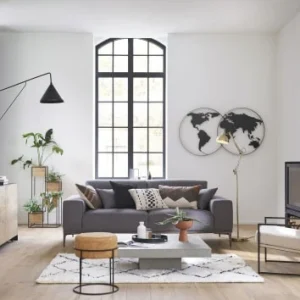Maisons Du Monde Applique Bras Déporté 1 Abat-jour En Métal Noir 15
