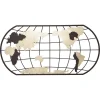 Kare Design Applique Carte Du Monde En Acier Doré Et Marron 19