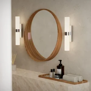 Sulion Applique De Salle De Bain En Métal Chromé 6W 12