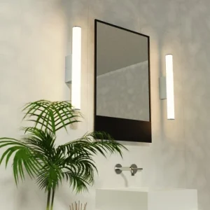 Sulion Applique De Salle De Bain En Métal Chromée 90 Cm 9