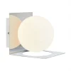 Markslöjd Applique De Salle De Bain Métal Argent/verre Dépoli D12cm 11