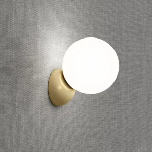 Sulion Applique De Salle De Bains En Verre Avec Base Couleur Bronze 25W 10