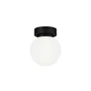 Sulion Applique De Salle De Bains En Verre Avec Base Noire 17