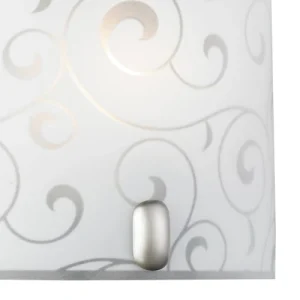 Globo Applique En Métal Argenté 10