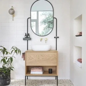 Maisons Du Monde Applique En Métal Doré Globe En Verre Strié Teinté Gris 8