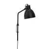 Dyberg Larsen Applique En Métal Noir Mat, H 48,5 Cm D 15 Cm 22
