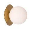 Sulion Applique En Verre Et Base En Finition Bronze 7
