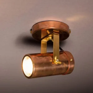 Dutchbone Applique Et Plafonnier Industriel Cuivre 10