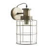 Maisons Du Monde Applique Industrielle En Métal Doré Effet Vieilli Et Verre 10