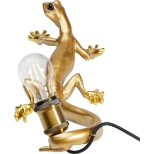Kare Design Applique Lézard Gecko En Polyrésine Dorée 15
