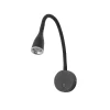 FORLIGHT Applique Liseuse LED En Métal Noir 8