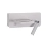 Cristalrecord Applique Murale Blanche Avec 2 Lumières Led Indépendantes Et Port Usb 22