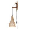 BOITE A DESIGN Applique Murale Bohème En Métal Et Bois 22