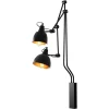 Custom Form Applique Murale Double Noire 20