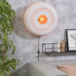 Good & Mojo Applique Murale En Bambou Blanc D60 10