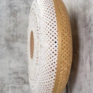 Good & Mojo Applique Murale En Bambou Blanc D60 16