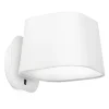 Keria Applique Murale En Fabric Blanc 22
