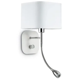 Keria Applique Murale En Métal Blanc 16