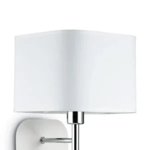Keria Applique Murale En Métal Blanc 18