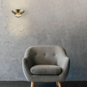 Globo Applique Murale En Métal Dore 8
