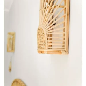 Saudara Collections Applique Murale En Rotin Et Cannage 14