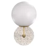 Rendez Vous Déco Applique Murale En Terrazzo Et Métal Doré 8