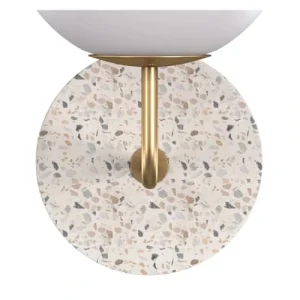Rendez Vous Déco Applique Murale En Terrazzo Et Métal Doré 16