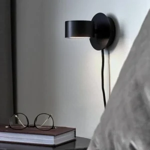 Nordlux Applique Murale LED Noire Moderne Avec Interrupteur Sur La Base 9