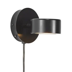Nordlux Applique Murale LED Noire Moderne Avec Interrupteur Sur La Base 11