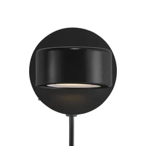 Nordlux Applique Murale LED Noire Moderne Avec Interrupteur Sur La Base 13