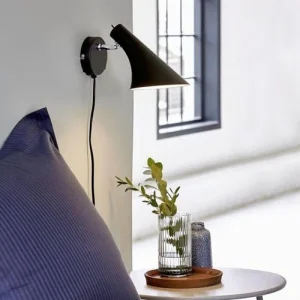 Nordlux Applique Murale Nordique En Métal Noir Avec Interrupteur 9