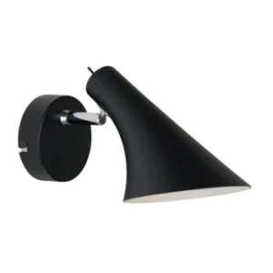 Nordlux Applique Murale Nordique En Métal Noir Avec Interrupteur 13