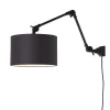 It’s About Romi Applique Noire 2 Bras Et Abat-jour Noir L80cm 20