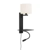 It’s About Romi Applique Noire Avec Tablette Liseuse Et Abat-jour H52cm 7