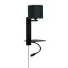 It’s About Romi Applique Noire Avec Tablette Liseuse Et Abat-jour H52cm 14