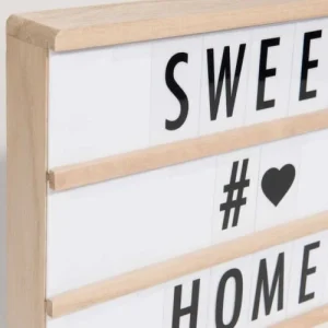 Maisons Du Monde Boîte Lumineuse à Messages Lightbox LED A4 18