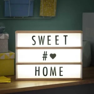 Maisons Du Monde Boîte Lumineuse à Messages Lightbox LED A4 10