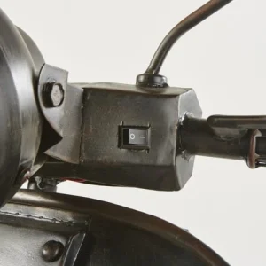 Maisons Du Monde Déco Murale Lumineuse Scooter En Métal Noir 53×123 14