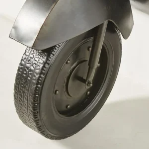 Maisons Du Monde Déco Murale Lumineuse Scooter En Métal Noir 53×123 16