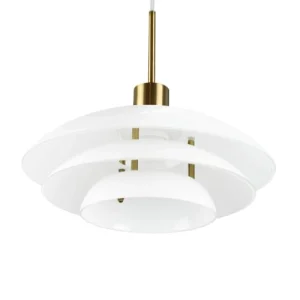 Dyberg Larsen DL31 – Suspension En Verre Et Laiton, H 15 Cm D 31 Cm 10