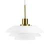 Dyberg Larsen DL31 – Suspension En Verre Et Laiton, H 15 Cm D 31 Cm 22