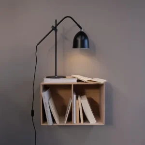 Dyberg Larsen Easton – Lampe De Table En Métal Noir, H 56 Cm D 18 Cm 15
