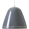 Super Living Grande Lampe Suspension Grise 20