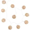 Maisons Du Monde Guirlande Lumineuse 10 LED En Paille L180 16