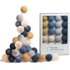 La Case De Cousin Paul Guirlande Lumineuse 20 Boules Tissées 7