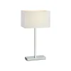 Markslöjd Lampe à Poser Avec Port USB Métal Argenté/tissu H50cm 19